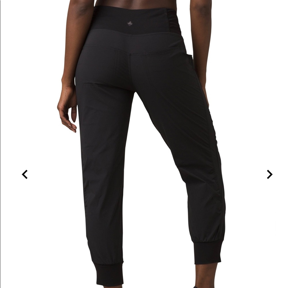Prana Black Summit Joggers Medium - Picture 2 of 10